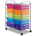 Rolling 15-Drawer Organizer Cart with Wheels N7914