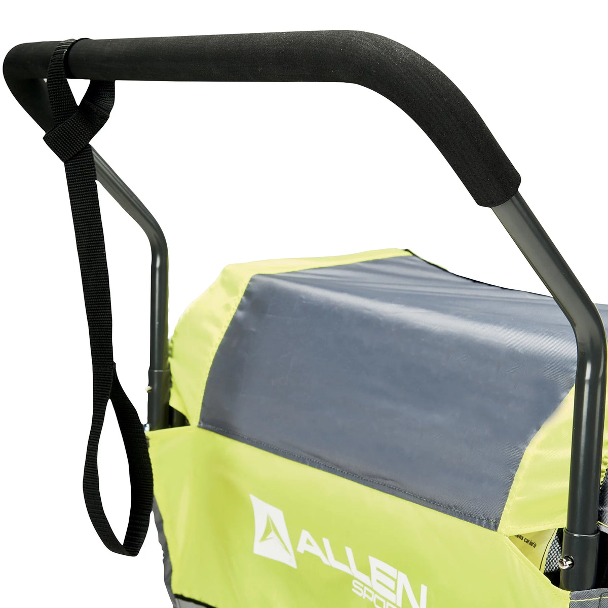 2-Child Bicycle Trailer & Stroller, 100 lbs, Green Q4794