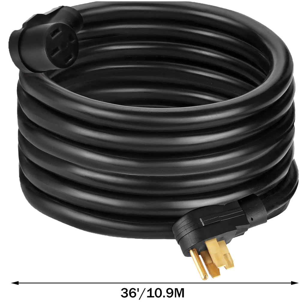 36ft 30 Amp AWG10 RV Extension Cord D8584