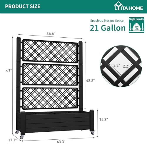 White Plastic Raised Garden Bed Kit B5013
