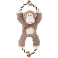 Monkey Plush Rope Squeaky Dog Toy I3523