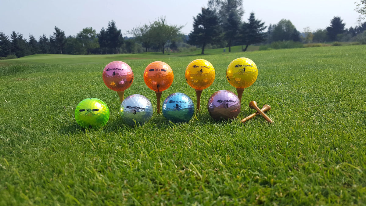 Assorted Colors 6 Pack Golf Balls L4768