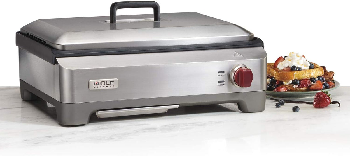 Nonstick Electric Griddle with Stainless Steel N437