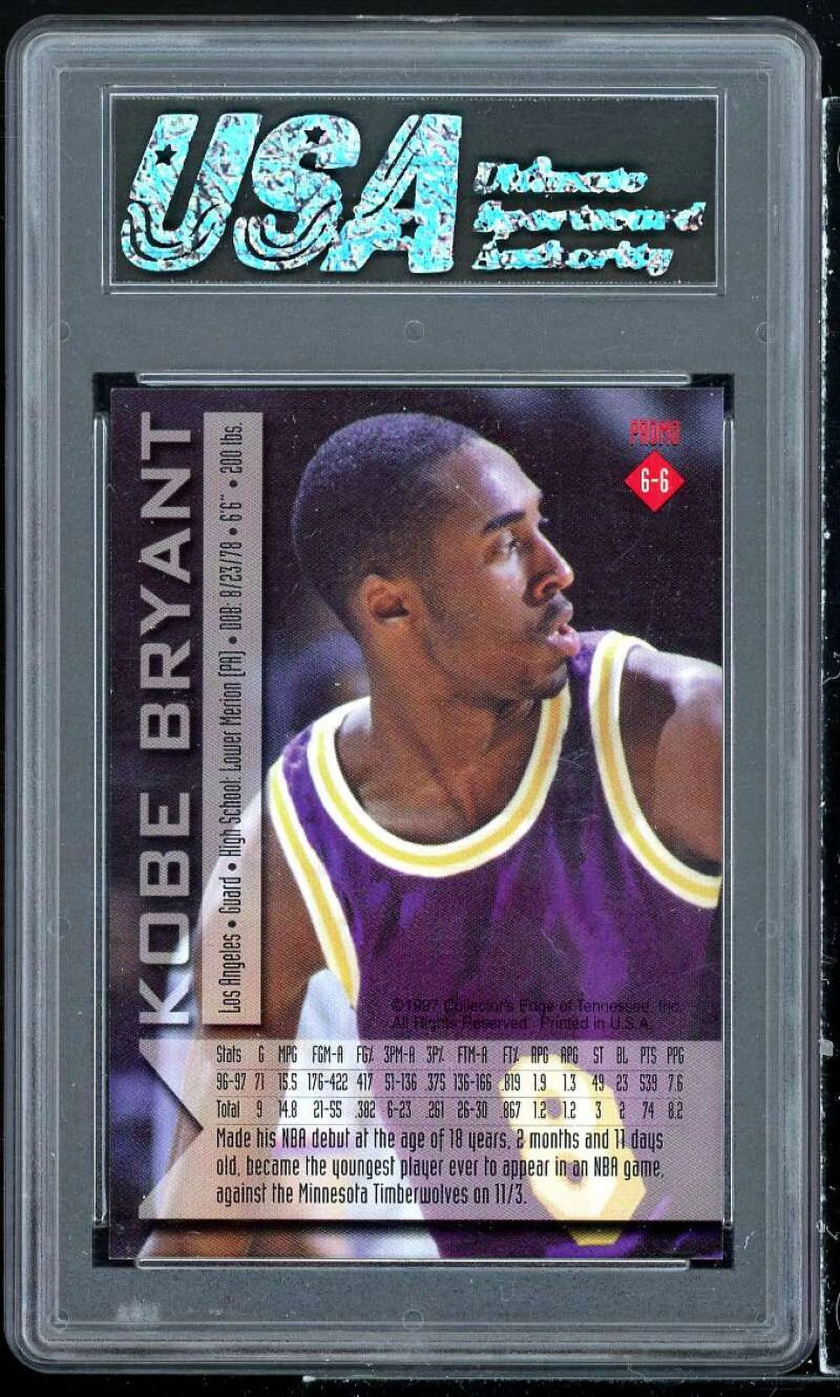 Kobe Bryant Card 1997 C339