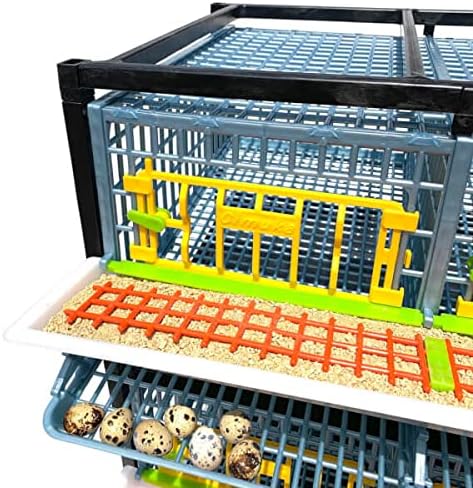 2 Layer ABS Plastic Quail Cage D122816