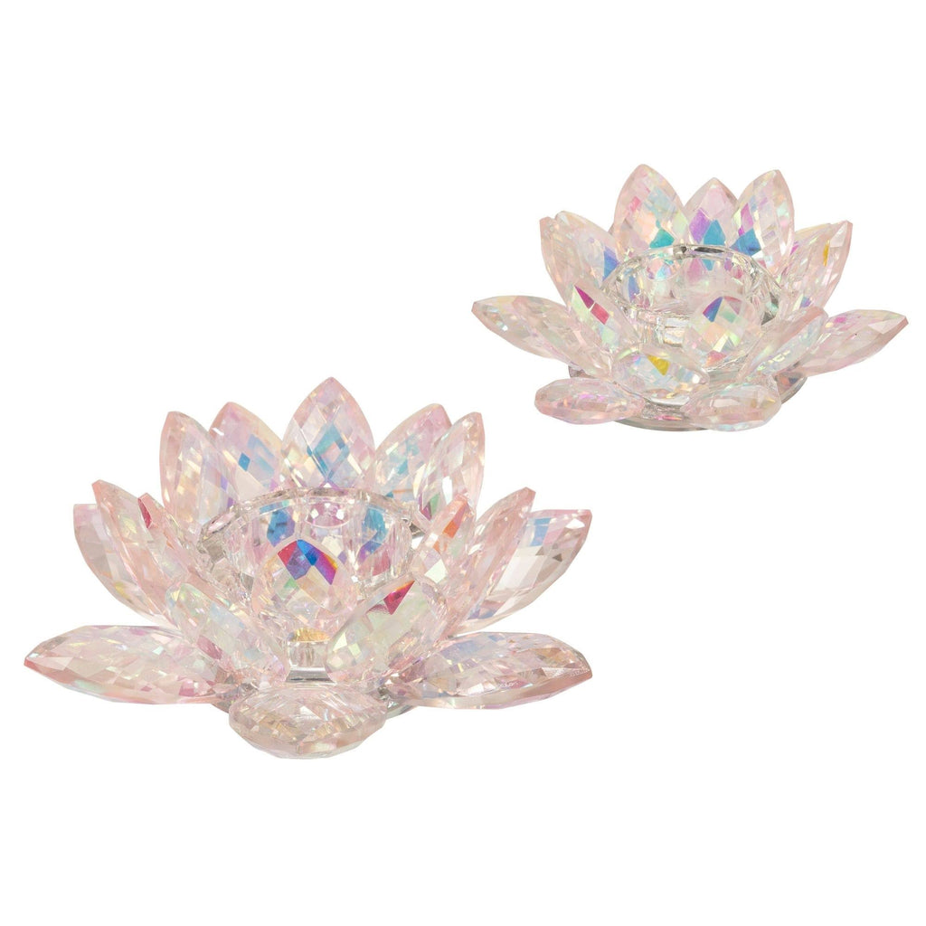 Blush Pink Glass Votive Candle Holder W242469