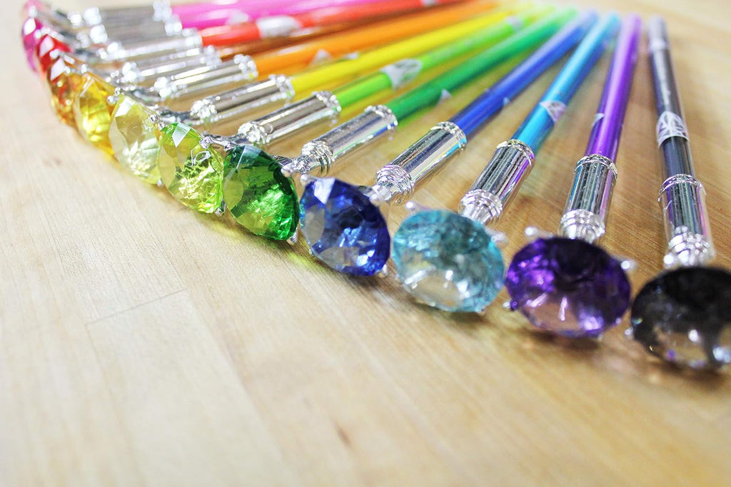 24 Pc Gel Pens with Rhinestone Topper X40490