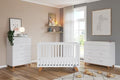 4-Piece Nursery Set with Crib, Dresser, Changing Table Topper, Chest, Nightstand A8452