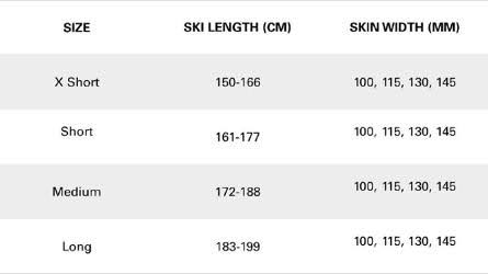 115 mm Red Climbing Skins W10326