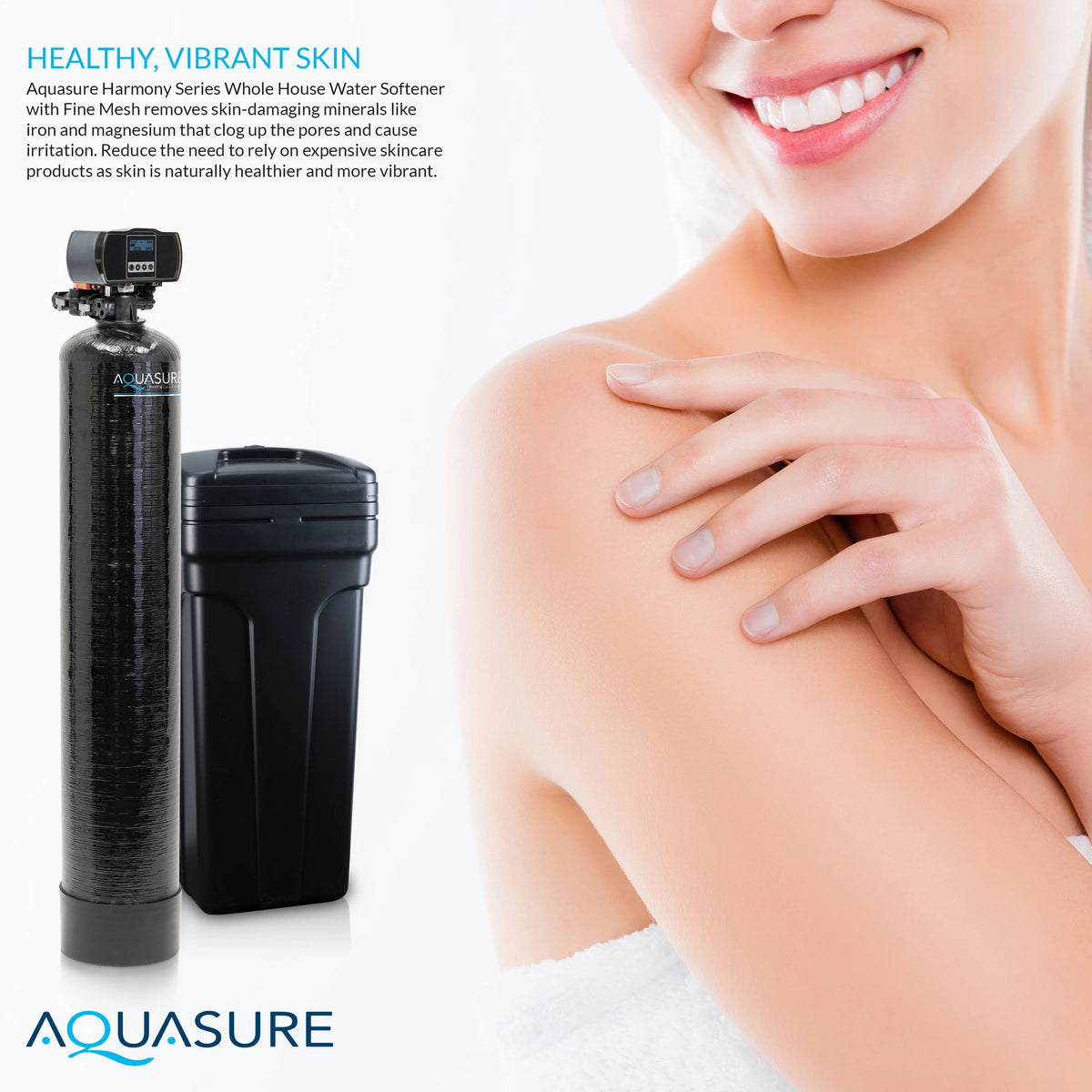 64,000 Grain Water Softener with Fine Mesh Resin H495