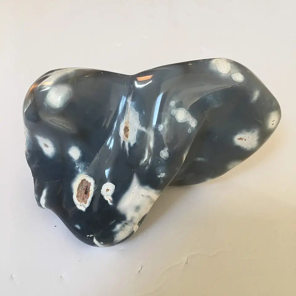 Banded Agate Free Form Polished Stone 7" X 3.75" X 4" K559276