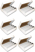 3200-Count Storage Box for Standard Trading Cards, 6 pk Pack of 2 E93304