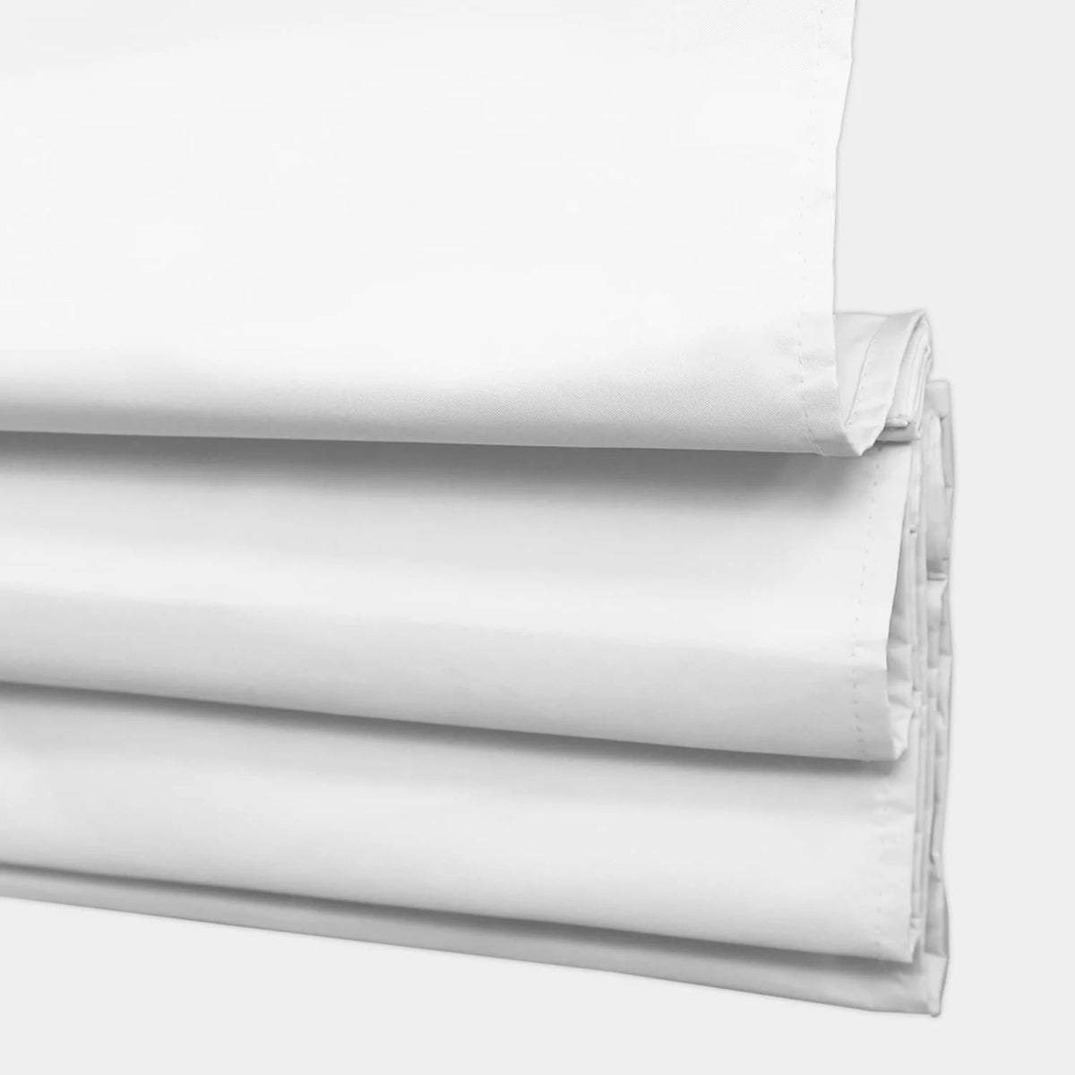 White Cordless Blackout Roman Shade 27"x64" E9708