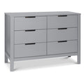 White 6-Drawer Dresser T7641