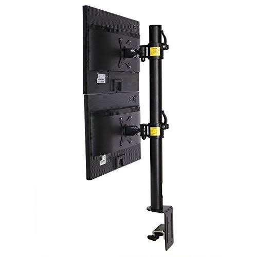 Full Motion Vertical Dual Desk Mounts Stand for 2 Screens R88913
