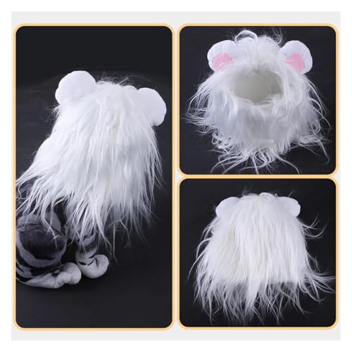 Cat Lion Mane Wig Hat Costume Q689612