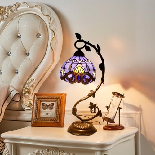 8 Inch Stained Glass Table Lamp V9735