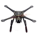 Quadcopter Fuselage Frame Kit PCB Version with Carbon Fiber Landing Gear Skid E65820