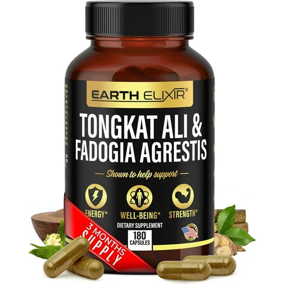 Fadogia Agrestis and Tongkat Ali 180 Capsules X5544