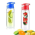 Fruit Cola Bottle with Built-In Straw & Flip Top Cap X10904