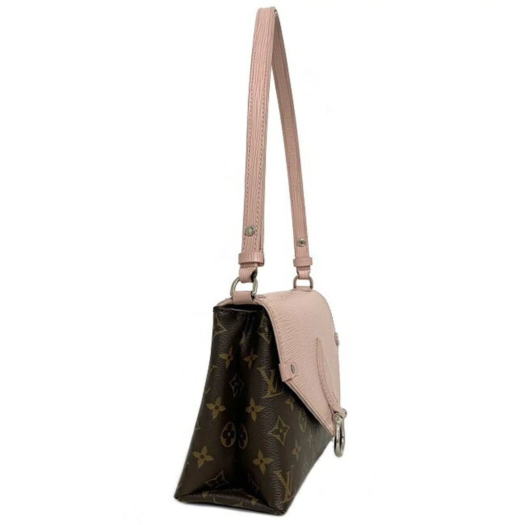 Pink Brown Monogram Leather Handbag C90810