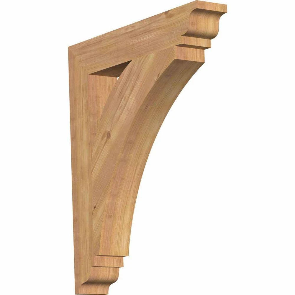 Thorton Traditional Smooth Bracket, Western Red Cedar G911