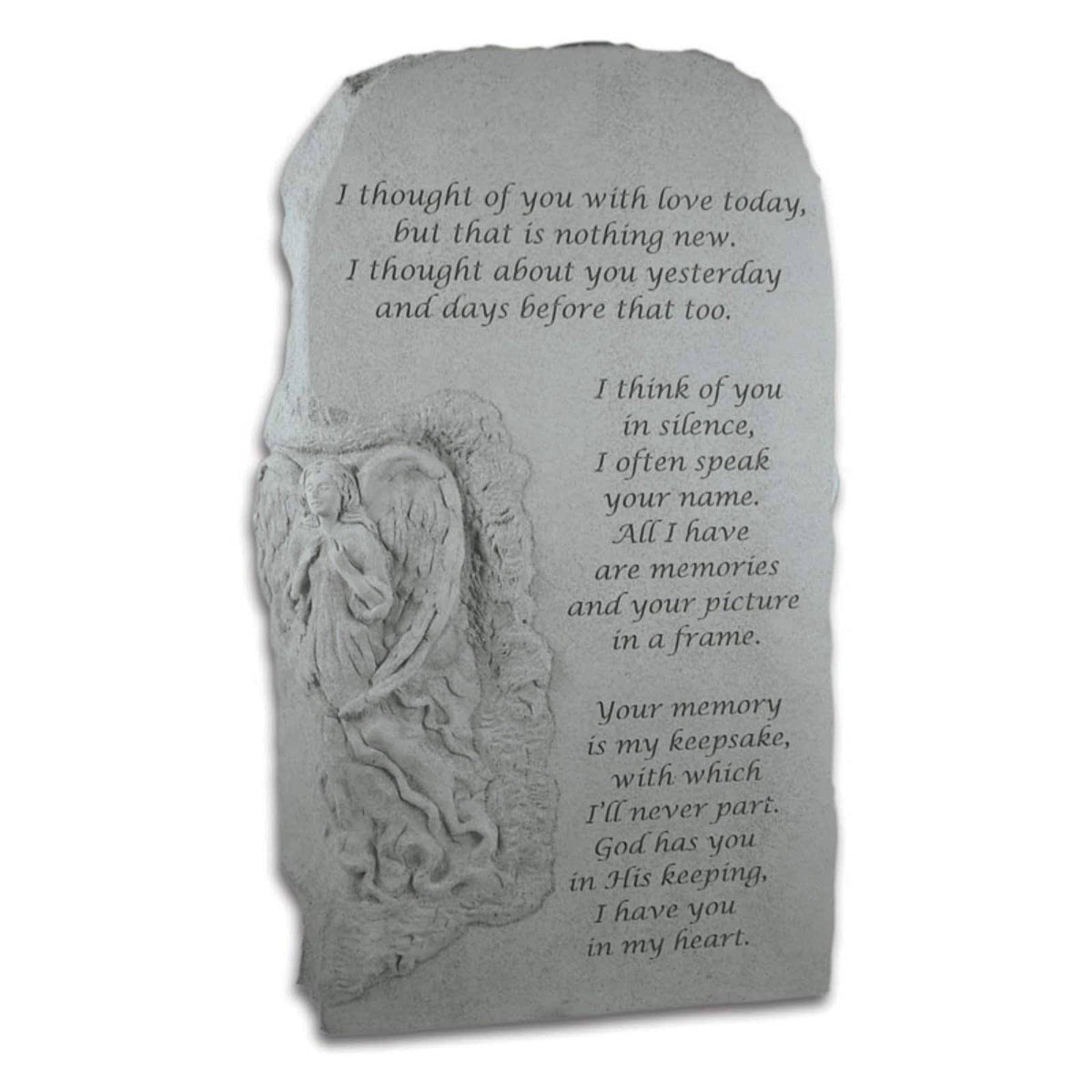 Memorial Stone with Angel Design I4013