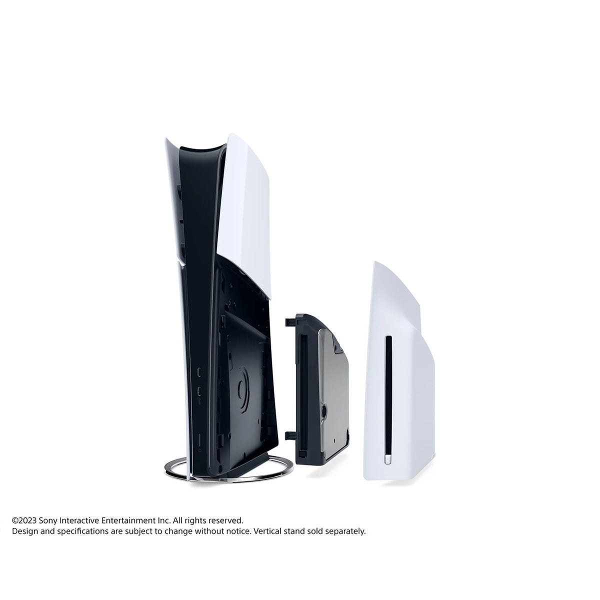 White PS5 Disc Slim Gaming Console with Wireless Controller T18122