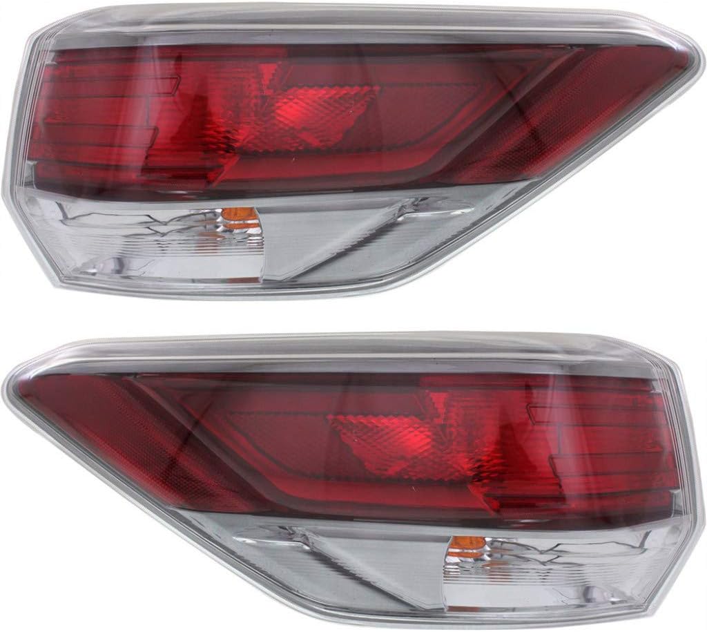 Outer Tail Light Pair for Toyota Highlander 2014 2015 2016 K224505