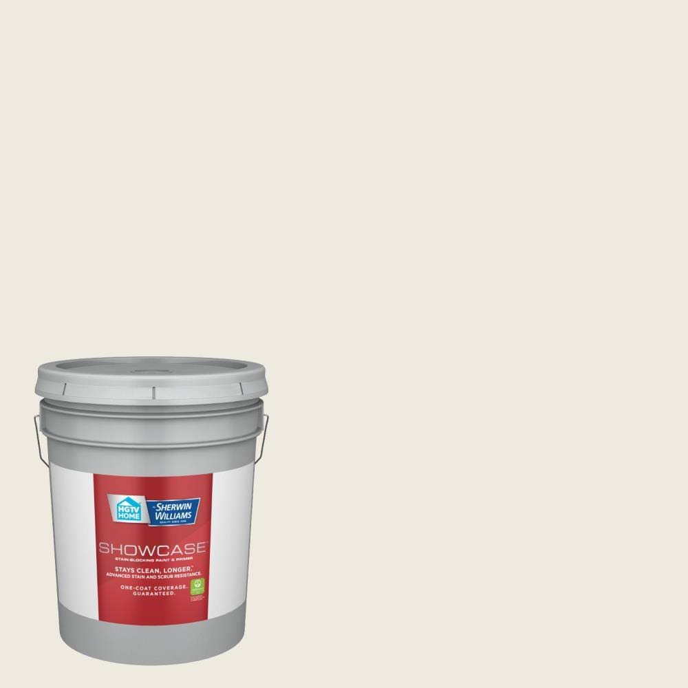 Satin Alabaster Interior Paint (5-Gallon) Q842