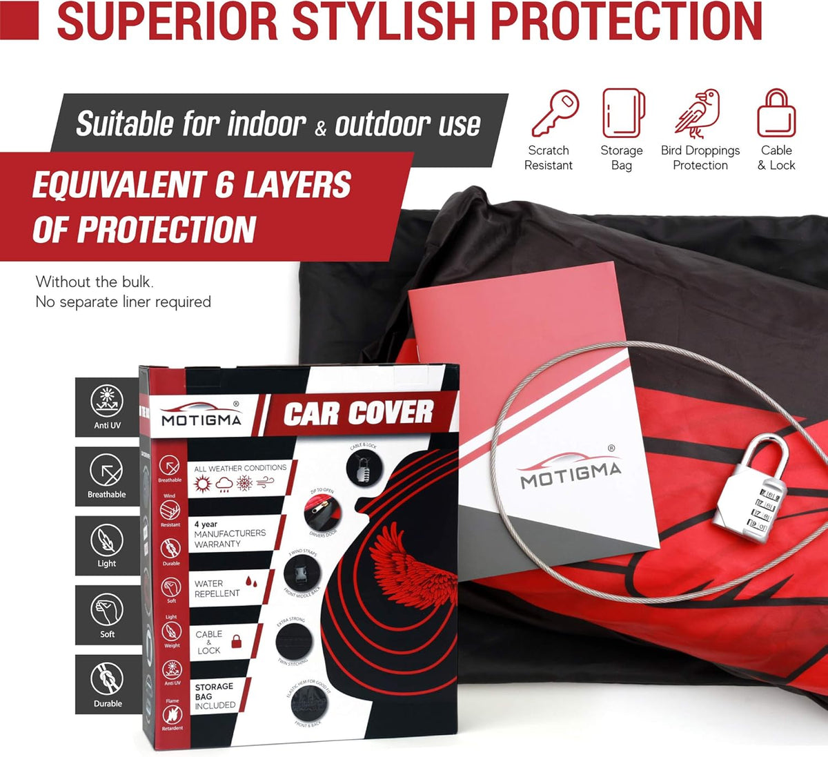 Waterproof All Weather Car Cover A97167