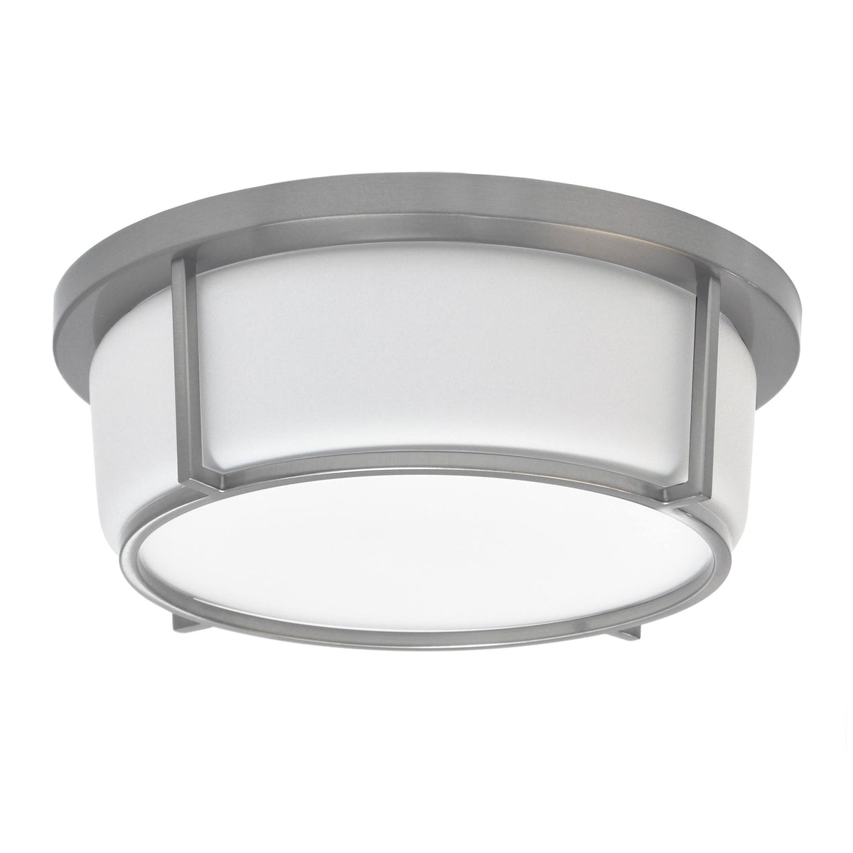 13x22 LED Flush Mount, Satin Chrome X395