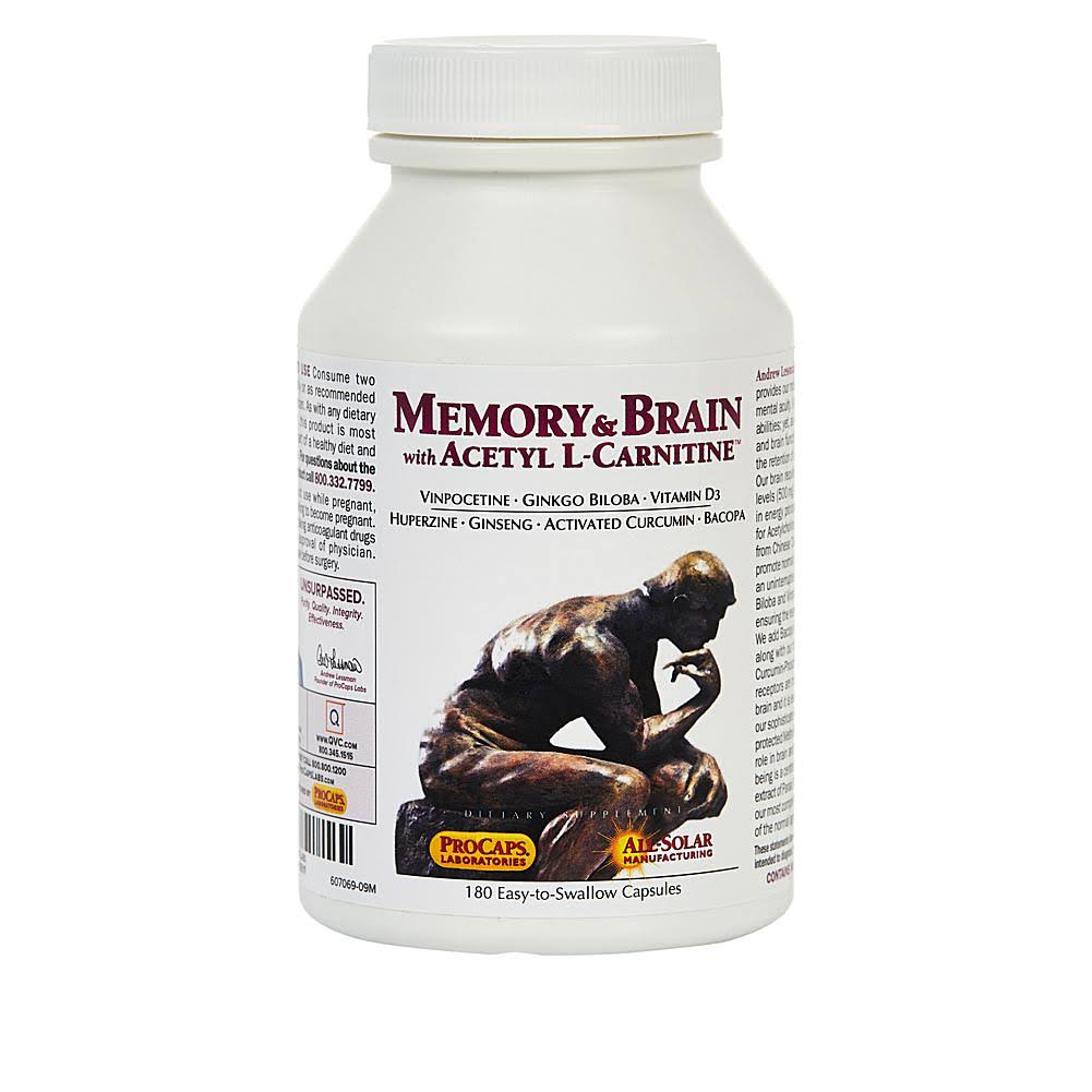 180 AcetylL-Carnitine Memory Brain Supplement S990508