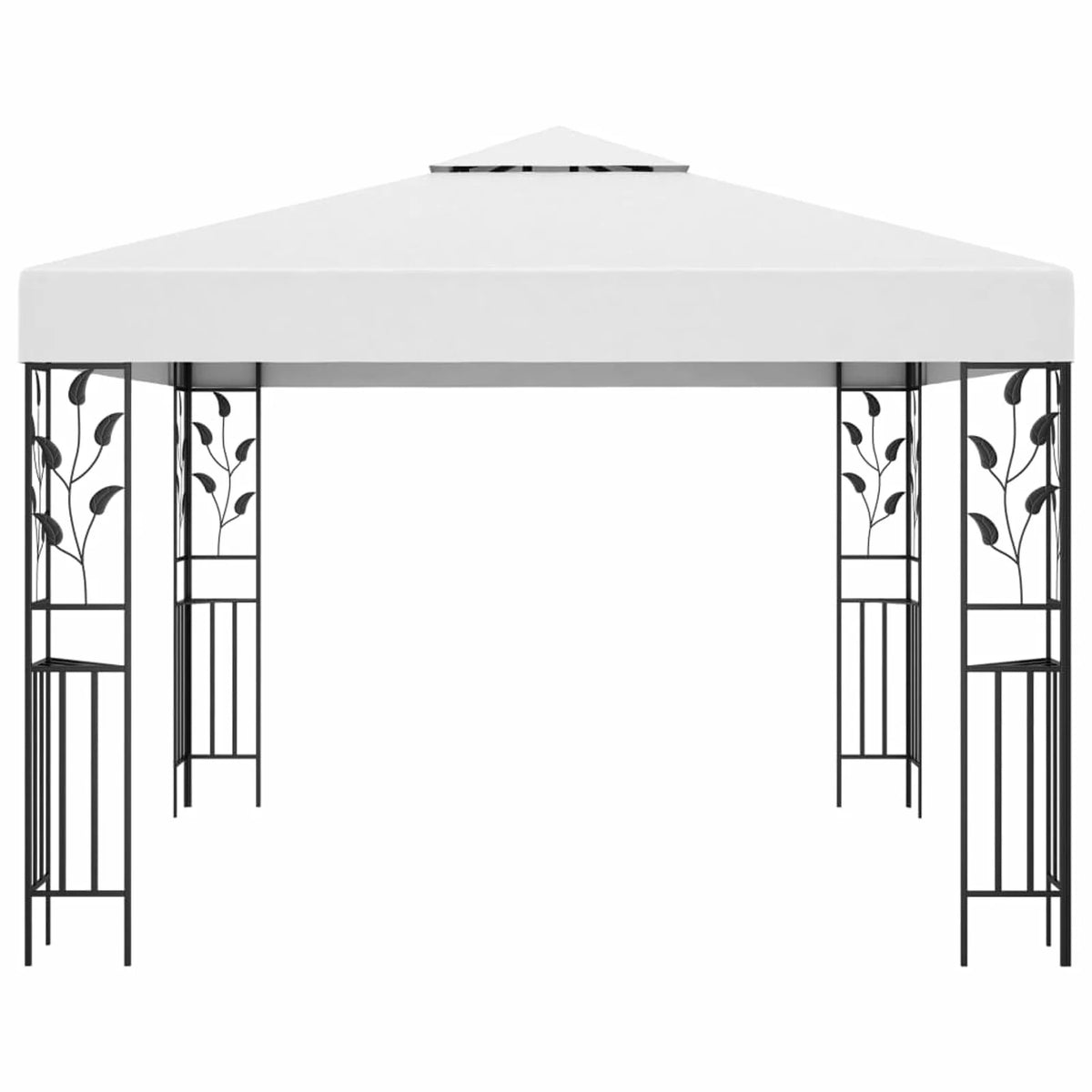 Party Tent Outdoor Gazebo Canopy Sun Shade Shelter Steel Frame White R1310