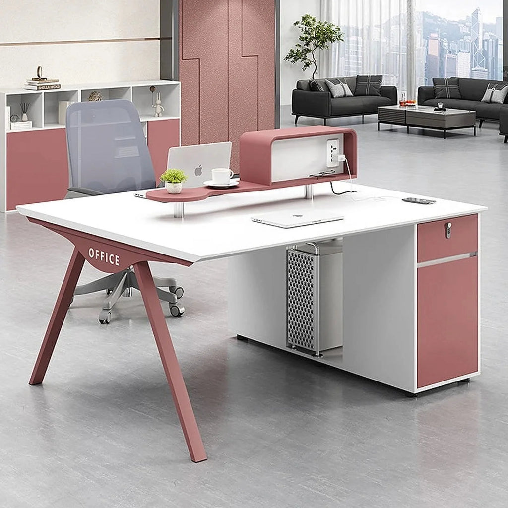Wooden Executive Desk with Drawers O4845