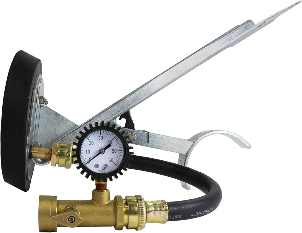 6 Inch Test Tee Mechanical Plug with Air Gauge N533