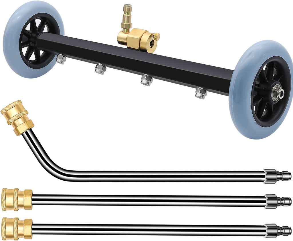16 Inch Pressure Washer Surface Cleaner Attachments with 2 Extension Wands I34528
