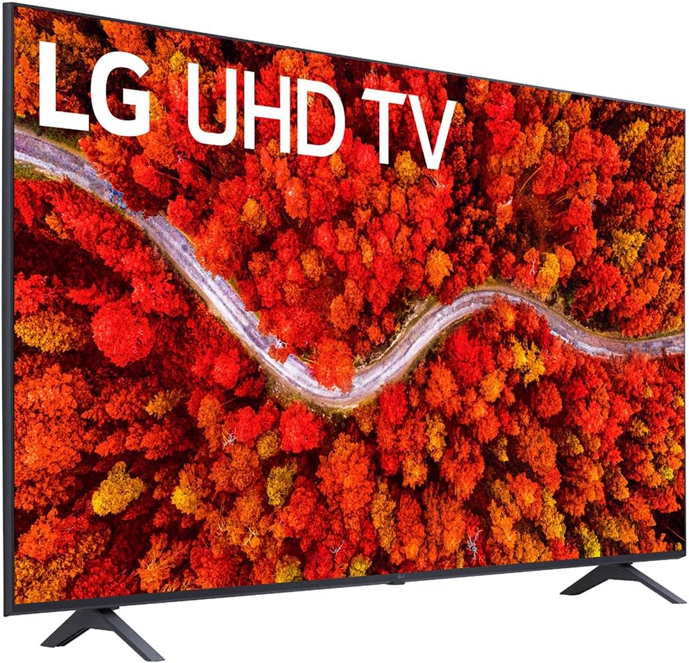 55 Inch 4K Smart UHD TV with Soundbar, Wall Mount, HDMI Cables R70100