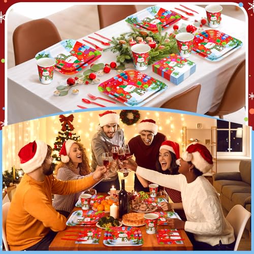 350 Pcs Disposable Paper Plates and Napkins Set Z540