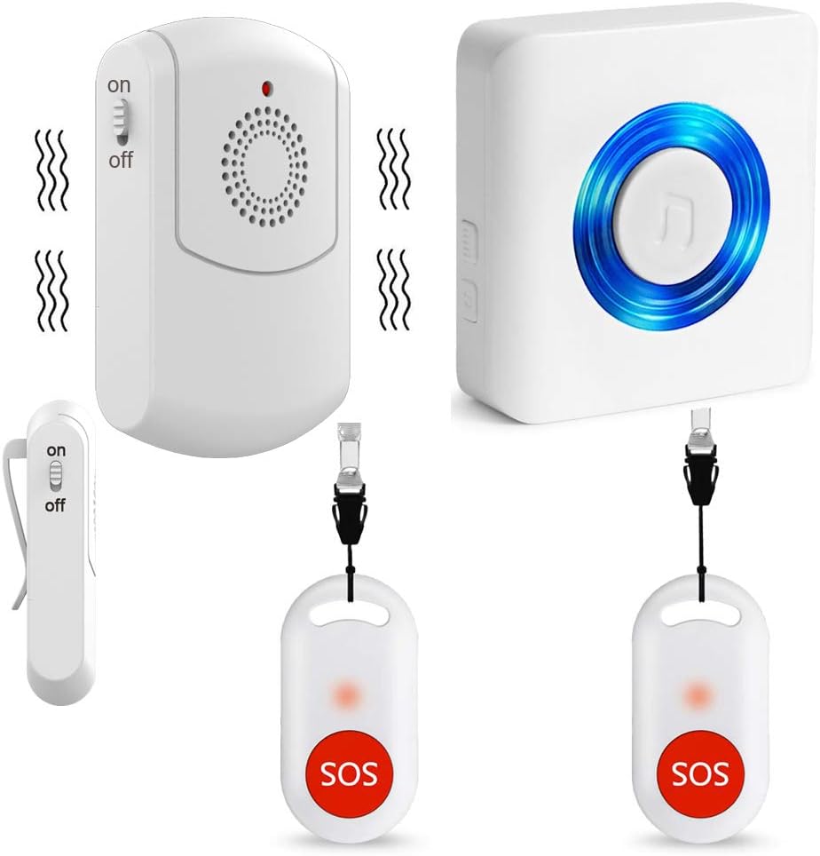 Wireless Motion Sensor Alert Alarm with 3 Receiver 2 Monitor Motion M6173
