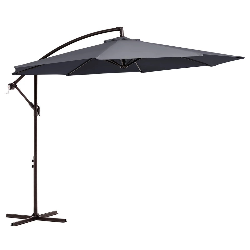 10' Outdoor Hanging Offset Cantilever Umbrella Q870