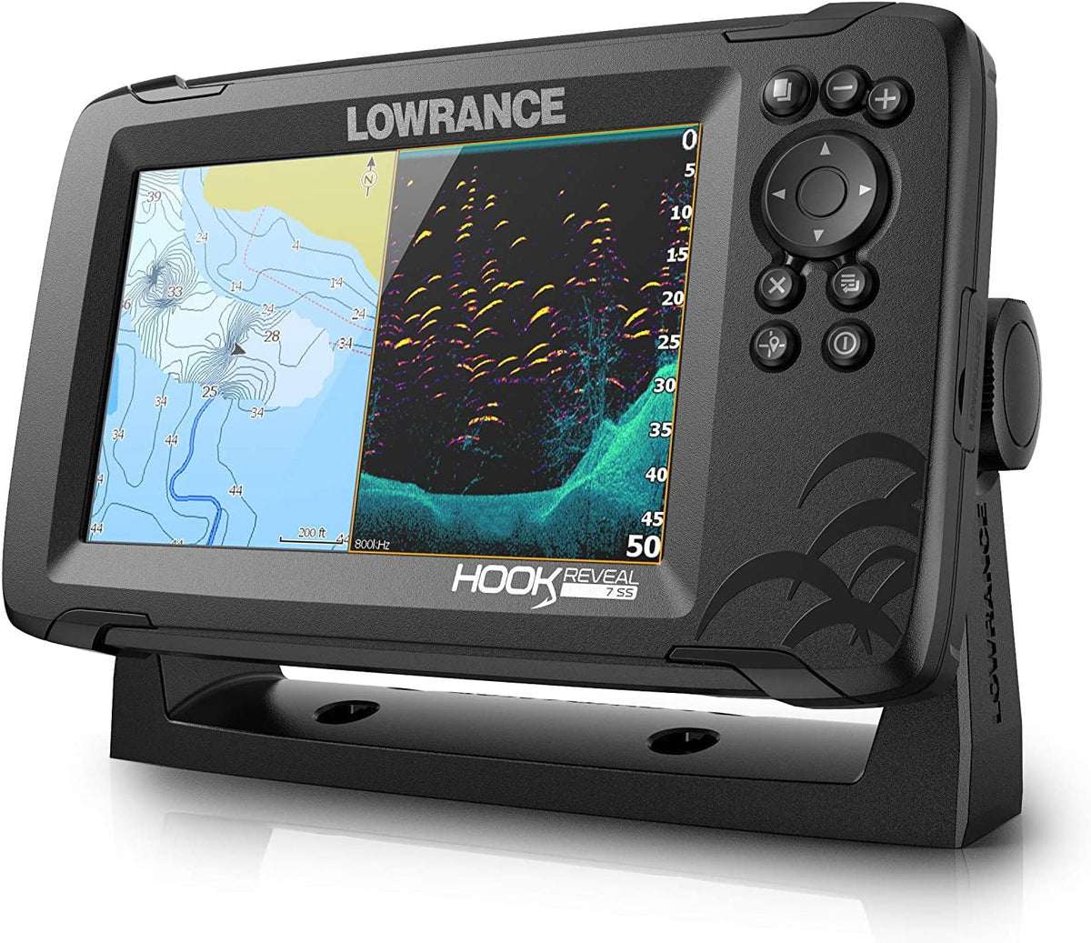 5 In. Fishfinder with Down Scan Imaging and Mapping F835