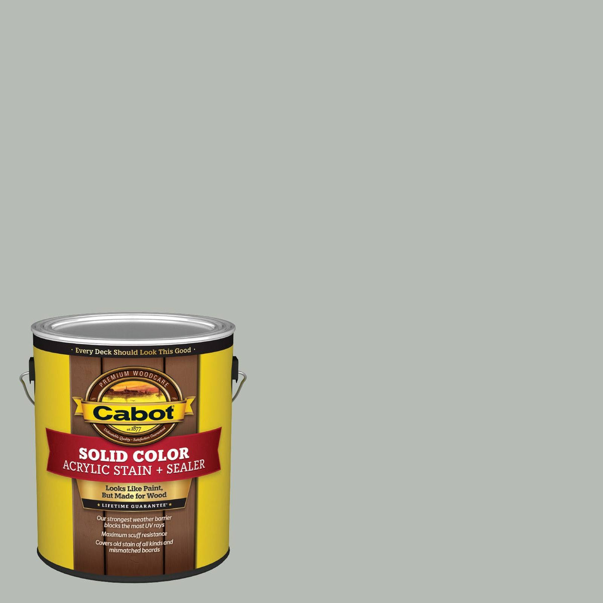 Pre-Tinted Solid Exterior Wood Stain and Sealer (1-Gallon) G8704