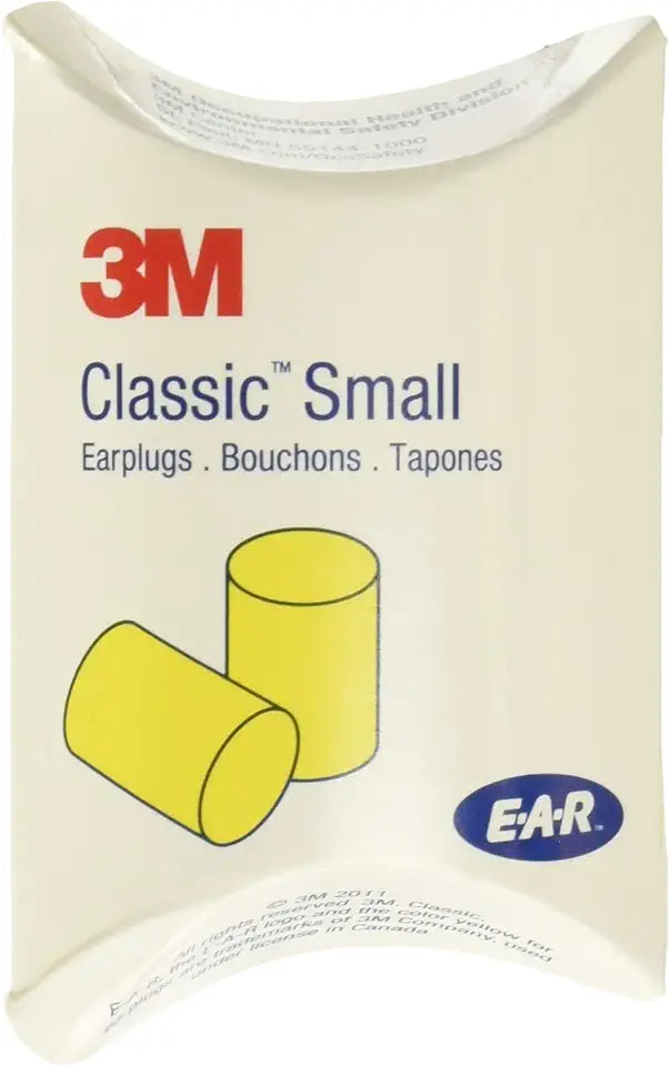 Yellow PVC Foam Earplugs 200 Pairs E4561