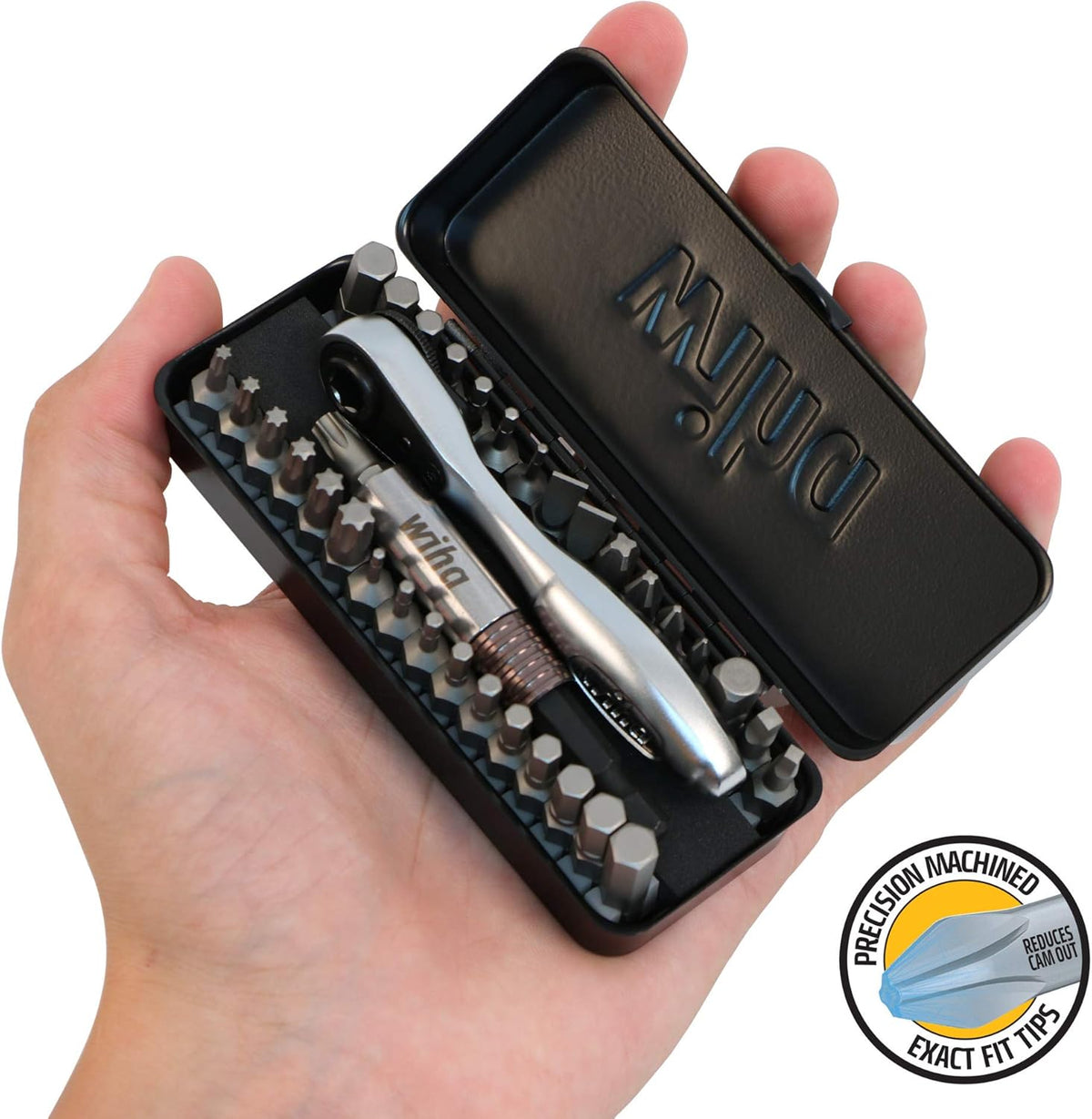 35 Piece Bit Ratchet Compact Storage Box Set V9687