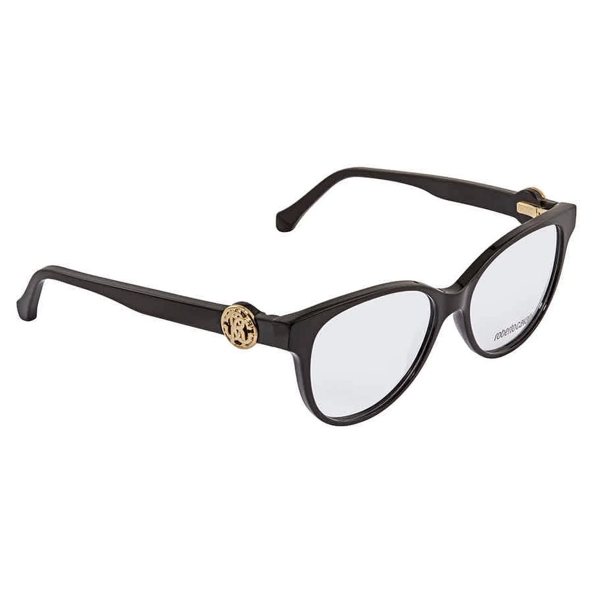 Shiny Black Oval Eyeglasses M1119
