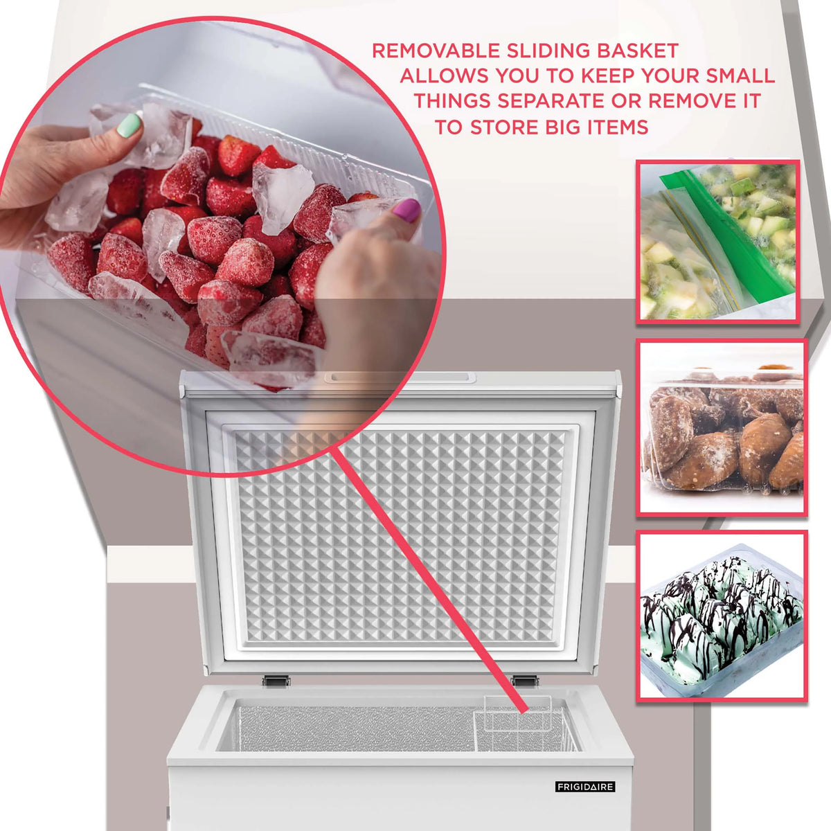 5.0 Cu. ft. White Chest Freezer M424065