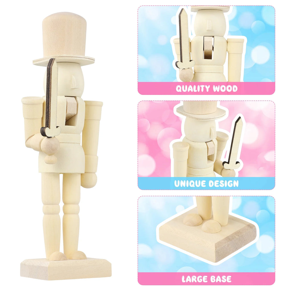 Unfinished Wooden Nutcracker Doll N901702