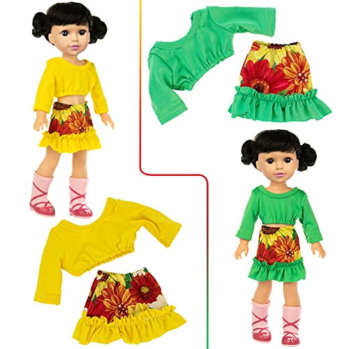 10 Sets 14.5 Inch Doll Clothes and Party Dress B8576