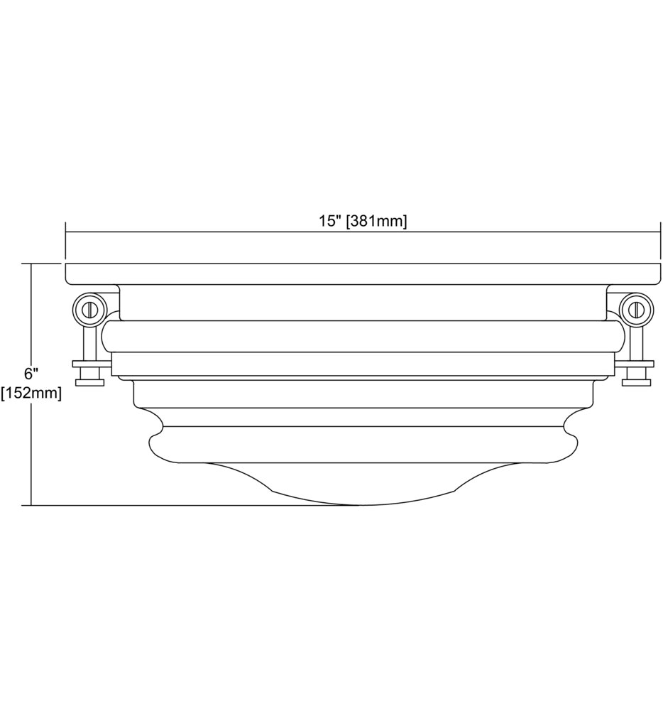 Satin Brass 3 Light Flush Mount S796395